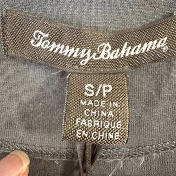 NWT Tommy Bahama Green Tambour Side Gathered Dress Stretch Size Small - Picture 5 of 7